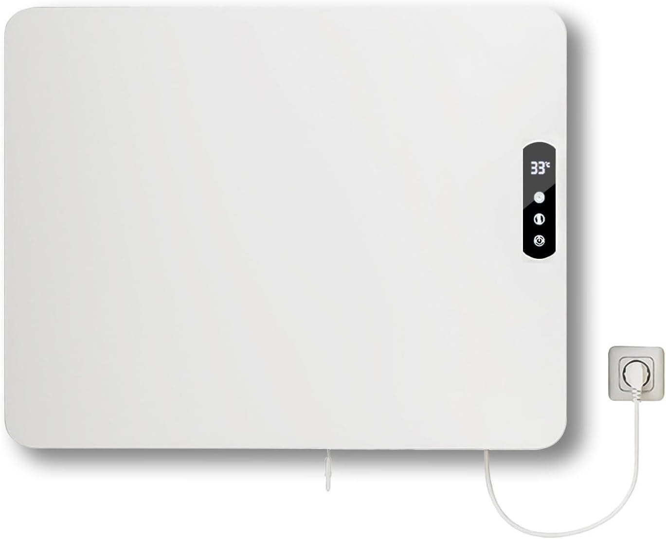 Calefactor Eléctrico de Panel con Convección y Pantalla de Temperatura (800W)