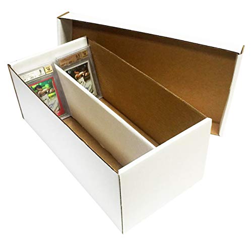 Max Protection Graded Card Storage Box - 2 Row Slab Storage Box for PSA BGS SGC CGC - Graded Sports Card Holder - Made in the USA 1 Pack