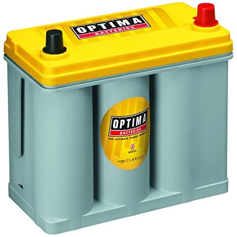 OPTIMA Batteries High Performance D51R YellowTop Dual Purpose Sealed AGM Car, Truck and SUV Battery, 450 CCA, Maintenance Free, Versitile Mounting Cover