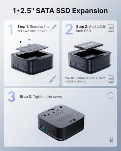 KAMRUI Mini PC, N5030 12GB RAM 256GB SSD, Dual HDMI 4K, Win 11 - image 6