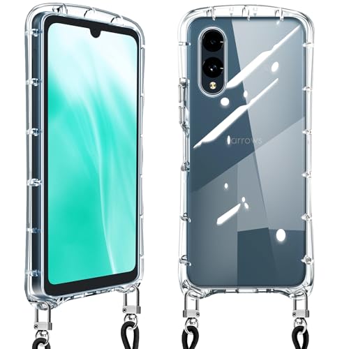 arrows We2 F-52E 本体 クリアケース付き arrows We We2 ケース FCG02/F-52E対応 クリア 背面 手触りの