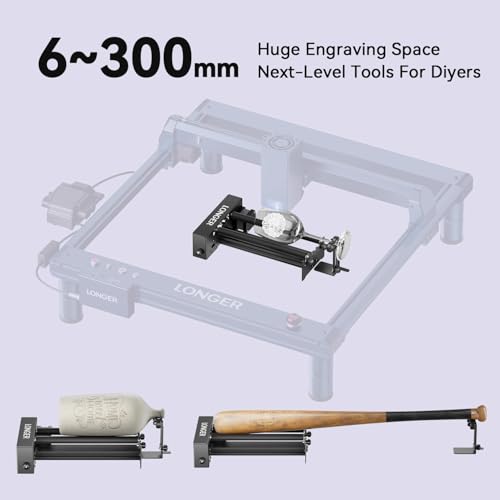 Image of Longer New Upgrade RAY5 20W with Air Pump,440mm*440mm Honeycomb, Y-axis Rotary Roller 360 Rotation with Bracket，8Pcs Laser Engraver Raiser Laser，DIY Engraver Tool for Metal /Glass /Wood
