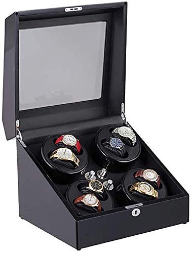 Boîte à Montres Boîte de Rangement pour Montres Remontoirs pour 8 Montres automatiques Noir