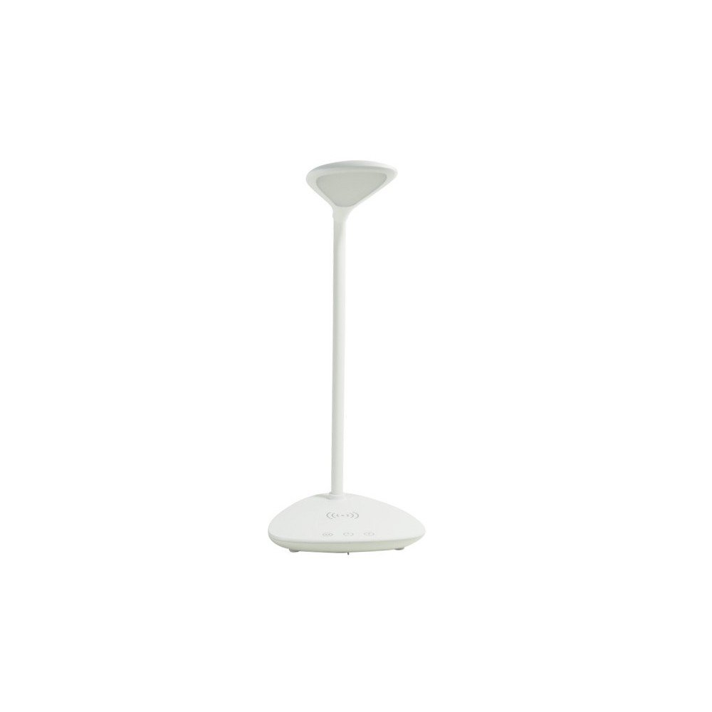 Techly Lampada a LED da Tavolo con Caricatore Wireless