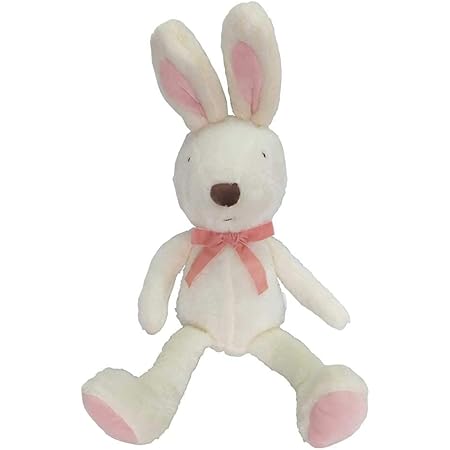 Amazon Co Jp うさぎのルシュクル ベルベット リボンぬいぐるみ Mサイズ ホワイト Lesucre 白うさ ルシュクル シュクル うさぎ ぬいぐるみ 高さ58cm