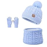 Fil multicolore : Notre ensemble bonnet d'hiver pour garçons et filles est confectionné selon une technique de tricot côtelé torsadé, associée à des fils colorés, pour un effet visuel saisissant