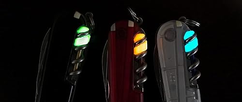 Miniatura 4 de FireAnt - Paquete de 3 unidades - Sistema de iniciación de fuego y yesca para cuchillos Victorinox del ejército suizo (brillo naranja)