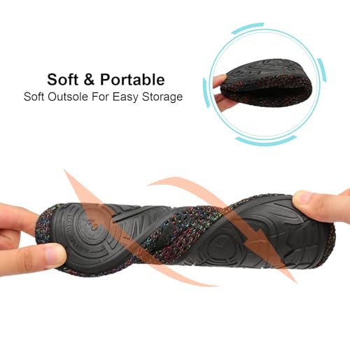 Image of Spesoul Womens Mens Water Shoes Quick Dry Beach Swim Shoes Barefoot Aqua Socks Outdoor Sand Socks for Pool River Diving