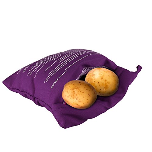 Patatas Microondas Bolsa Microondas Horno Bolsa de cocinero patatas tortillas mazorca de maíz Express Hornear Herramientas, 1 Stü. Lila