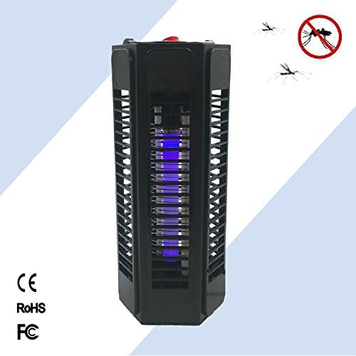 SimSam Electronic Indoor Bug Zapper (2017 Black Light UV Technology Fly Insect Mosquito Control System (Black)