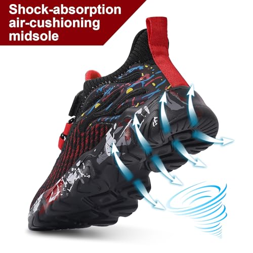 Boys Girls Sneakers Slip On Athletic Running Shoes4