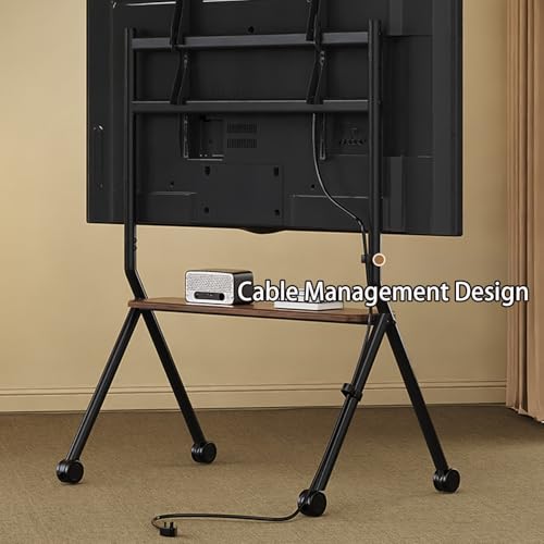 Soporte móvil para TV con ruedas, altura ajustable miniatura 5