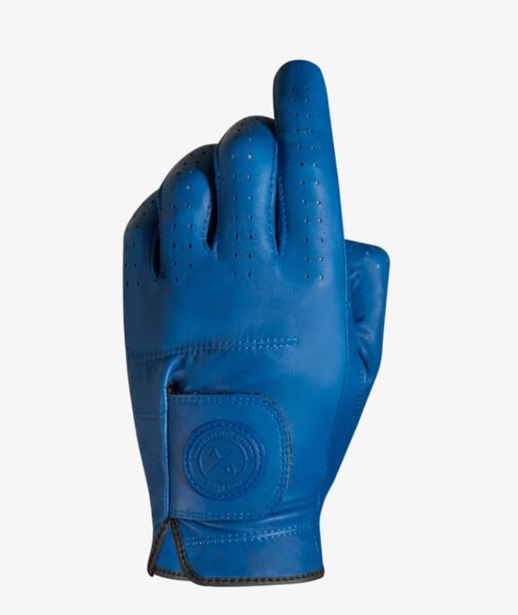 ASHER Men's Premium Cobalt Golf Glove - Large (goes on Left Hand)
