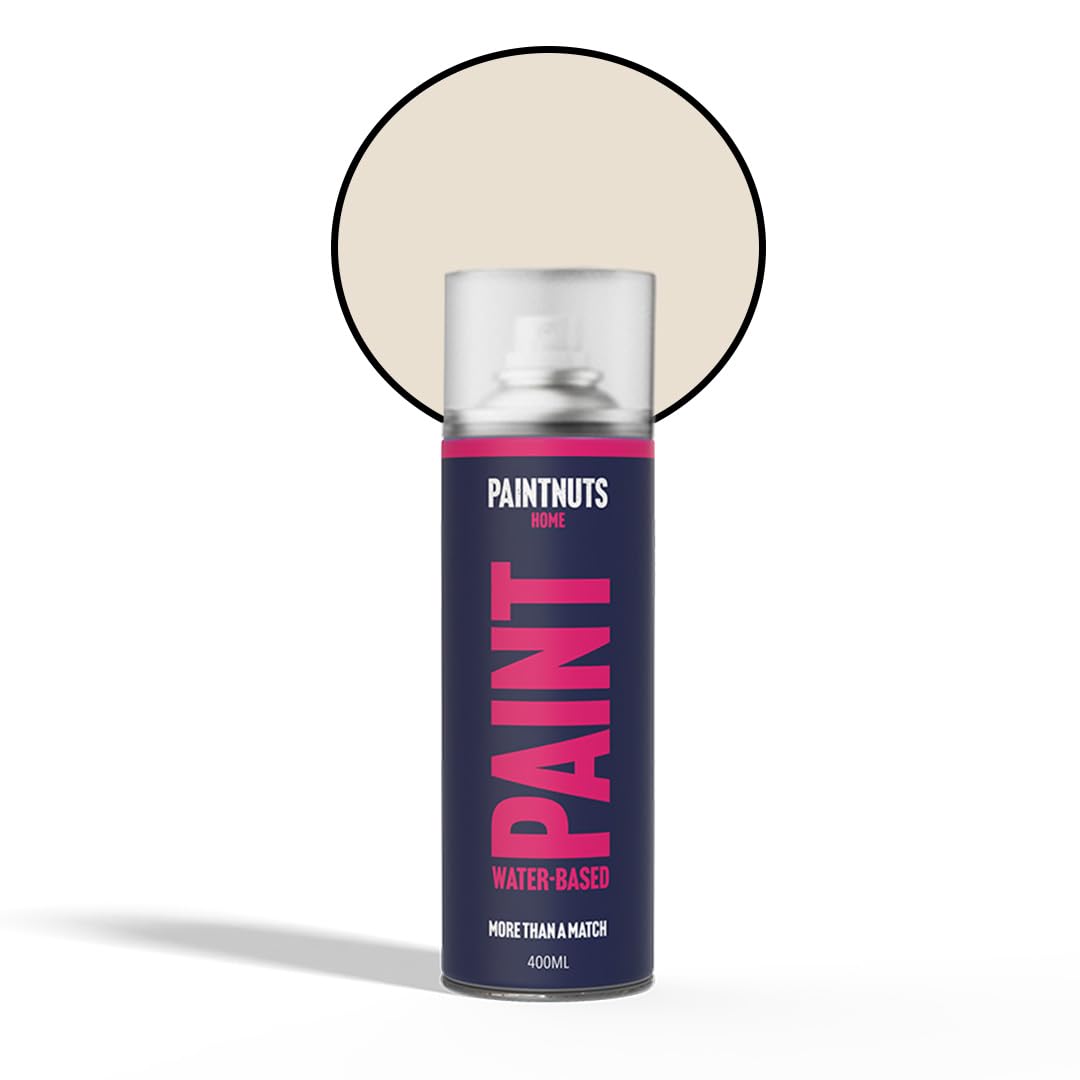 Paintnuts Cream Water Based Multi-Surface Paint - Ral-9001 - Gloss 400Ml Spray Can