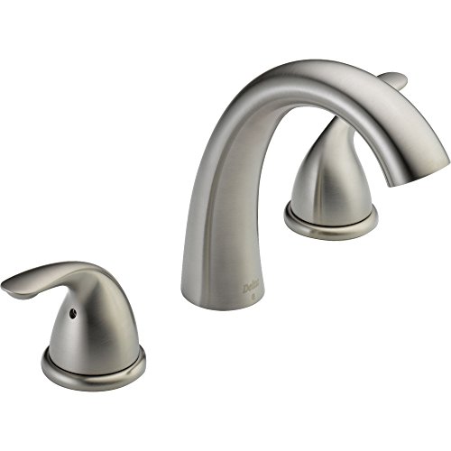 Delta Faucet Roman Tub Faucet - T5722-SS - Quality Bathroom Fixtures - Comes with Tub Faucet & Handles - Stainless (Valve Sold Separately)