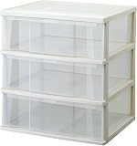 深い引出しでたっぷり入る収納ケース クローゼット用 日本製 完成品 コスパ 3段 機能面もばっちりな衣装ケース 【完成品】【幅63×奥行53×高さ69cm】