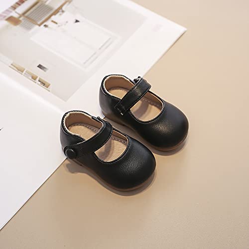 IWIHMIV Toddler Girl Dress Comfortable Mary Jane Shoes Non Slip Girl Wedding Party Soft Ballet Bottom Flat Shoes3