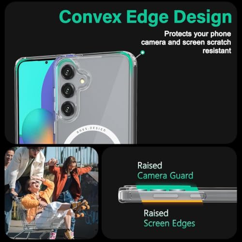 Image of ONES Magnetic for Samsung Galaxy S26 Slim Case, Compatible with Magsafe, Military-Grade Drop Guard, Anti-Yellowing, Shockproof Cover for Galaxy S26, Scratch-Resistant, Transparent