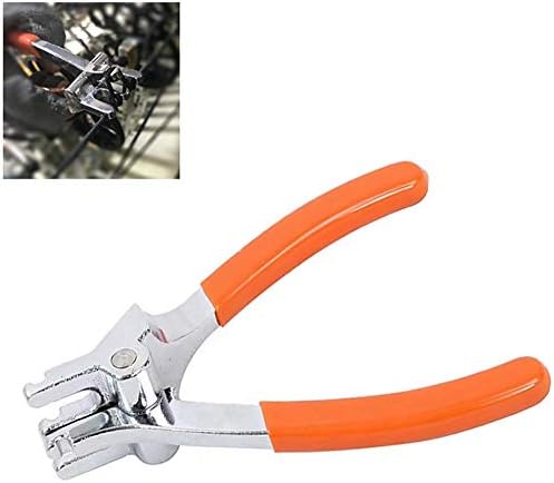 Archery D Loop Pliers D Rope String Nonslip Grip Compound Bow Tool（Orange）