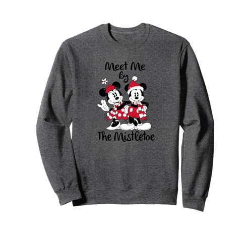 Sweatshirt Disney Mickey and Minnie Mistletoe le cadeau de Noël parfait