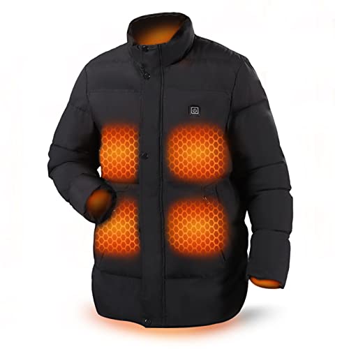 Mens Womens Heated Jackets Battery Pack Included, USB Electric Rechargeable Thermal Heat Warming Clothing Sweater Coat Vests for Skiing Hunting Motorcycle, Idea Christams Gift for Father Mather Family Family Family Mens Womens Heated Jackets Battery Pack Included, USB Electric Rechargeable Thermal Heat Warming Clothing Sweater Coat Vests for Skiing Hunting Motorcycle, Idea Christams Gift for Father Mather Family Family Family