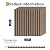 6-Pack 3D Wood Acoustic Wall Panels, 23.6x23.6 Inch, Sound Absorbing Tiles for Noise Reduction - Decorative Wall Covering for Home Theater, Studio, Office, Bedroom & Living Room Decor (23.2 Sq