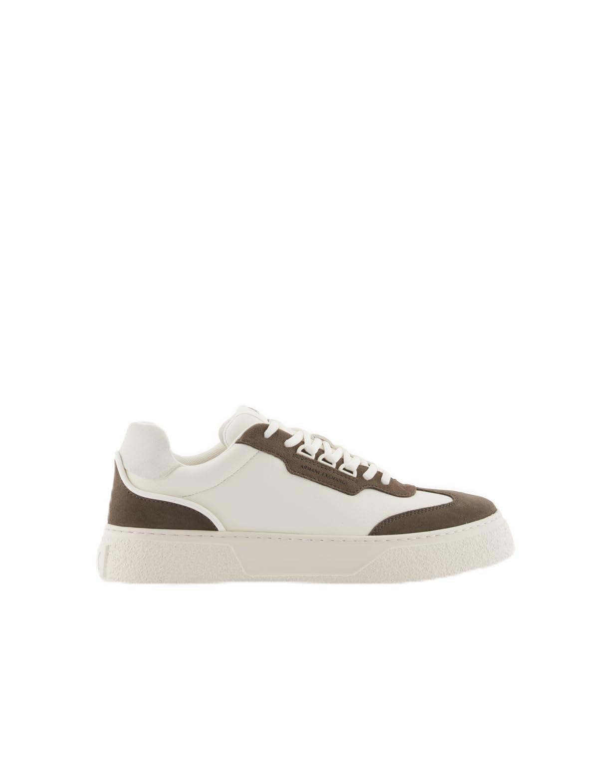 Armani Exchange Male Lion, Sneaker,Off White,44