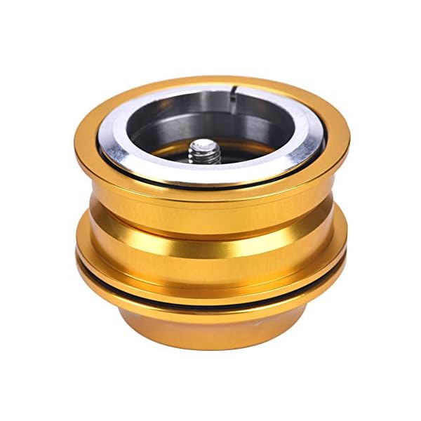 SANON Fahrrad Vorderrad Gabelschaft Headset Aluminiumlegierung Ersatzgerät Fahrradzubehör (Gold) – Bild 5