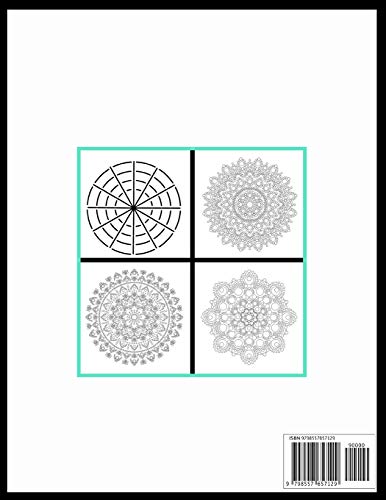 Dot Painting Mandalas Dotting Book to practice: 50 different templates for coloring | how to draw a dot mandala | point painting | coloring book for woman and men - Image 2