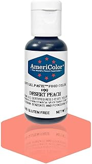 AmeriColor, Desert Peach, 0.75 Ounce Bottle, Soft Gel Paste Food Color