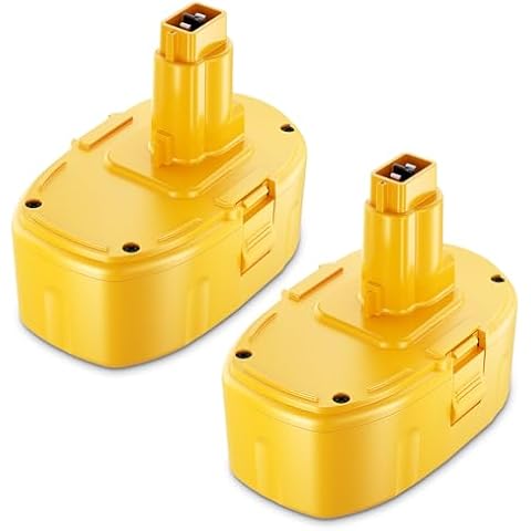 Bonacell 5.0Ah Replacement for Dewalt 18V Battery Compatible with Dewalt 18V 18 Volt Battery Replacement DC9096 DC9098 DC9099 DW9095 XRP Ni-Mh 2Pack Cover