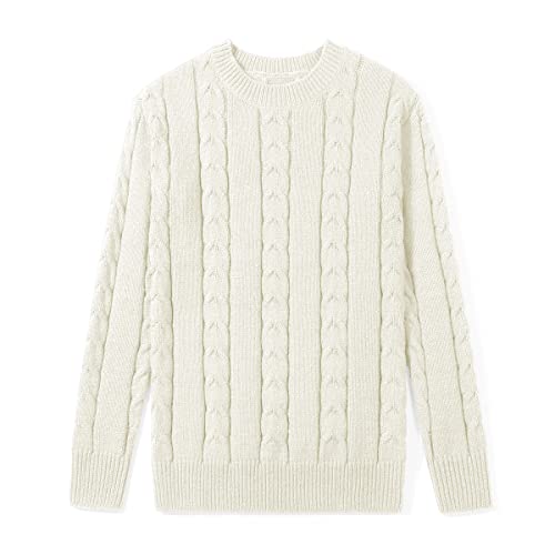 Image of CHARTOU Women's Winter Chunky Cable Knit Long Skirt 2 Piece Outfit Sweater Sets