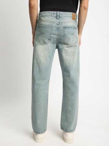 Image of BENE KLEED Men Solid Shaded Relaxed FIT 100% Cotton Jeans