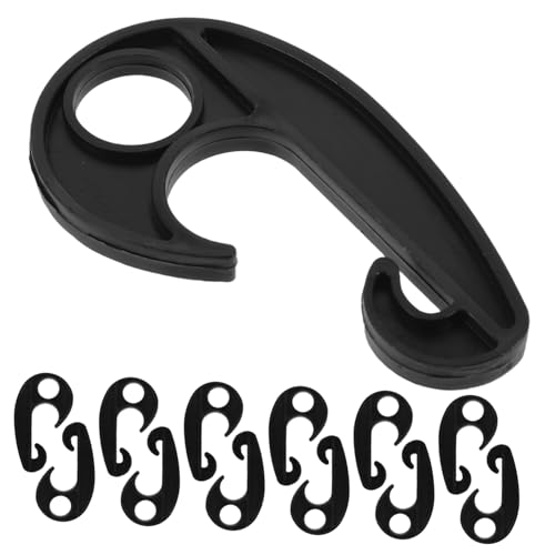 BESTonZON 20stücke Haken Für Sonnensegel Aus Kunststoff Winddichte Planenhaken Für Autoplanen Zelte Und Camping Robuste Lastenhaken Für Outdoor-aktivitäten Und Fahrzeugschutz