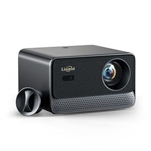 Beamer-4K [1000+ Apps Compatible with Netflix, Browser & Live-TV | AI-Auto-Setup & CEC-Steuerung] 1080P 1400 ANSI Lisowod Smart Beamer WiFi 6, Bluetooth 5.3, Dolby Audio, Heimkino & Outdoor Projektor