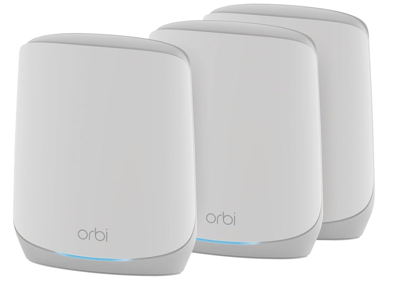 Dallas Cowboys NETGEAR Orbi Whole Home WiFi 6 Mesh System (RBK763S) - Router with 2 Satellite Extenders - Coverage Up to 7,500 Square Feet - 40+ devices - AX5400