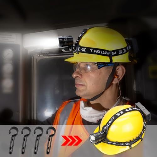 Linterna frontal LED súper brillante con pantalla de alimentación para evitar apagones 6