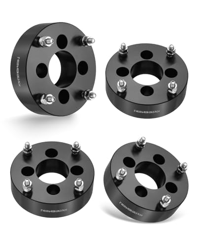 EVIL ENERGY 4x110 to 4x156 Wheel Adapters Compatible with EZGO EZ GO Golf Cart Club Car ATV 2 Inch Lug Centric 4 pcs Wheel Spacers with 74.1 Hub Bore M12x1.5 Stud Not Hubcentric Black