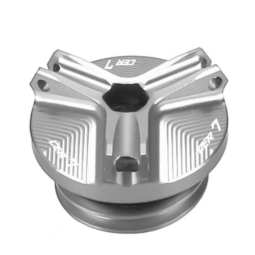 Tapa de llenado de aceite CNC plateada: protección para Tracer 7 GT