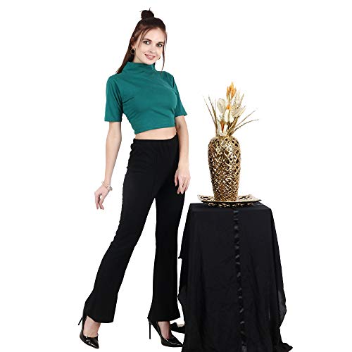 Image of POPWINGS Casual Bagru Printed Cotton Top and Skirt Set for Women || Pom Pom Top and Long Slit Skirt Set for Women || Two Piece Women Set for Summer