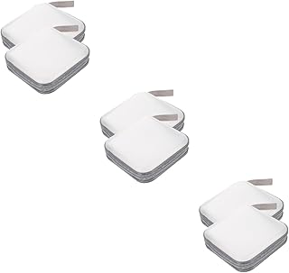 Veemoon Bolso De Armazenamento De Carro 6 Pçs Bolsa De Embreagem Para CD Rígida Bolsa De Armazenamento De Viagem Suporte Quadrado Suporte Para Dvds Porta- Bolsa Para Carro Bolsa Para CD