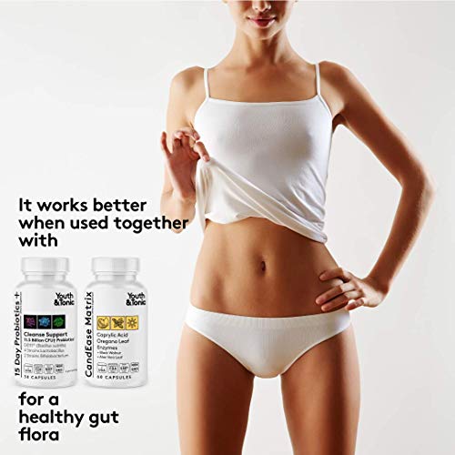 Probiotic Supplement for 15 Day Cleanse | Guaranteed Shelf Stable Probiotics for Digestive & Colon Health to Balance Gut Flora | Cleansing Regularity Constipation Bloating Support for Women Men Adults - Thumbnail 6