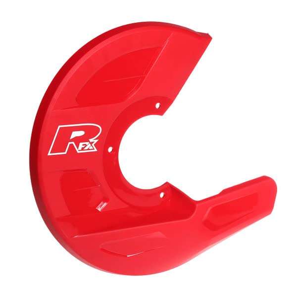 Protège-disque et étrier Pro RFX universel rouge de protection moto