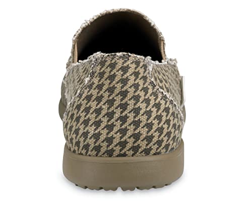 Image of Crocs Men's Santa Cruz Slip-On Loafer,Khaki /Houndstooth,8 (D) M US