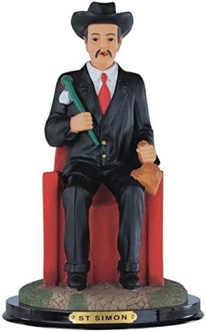 StealStreet SS-G-312.59, 12 pulgadas, estatua religiosa de San Simón, decoración de estatua religiosa, 12 pulgadas