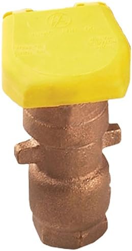 Hunter Sprinkler HQ44RC Quick Coupler 1-Inch NPT Inlet Thread Non-Locking 2-Piece with 1 Slot, Yellow
