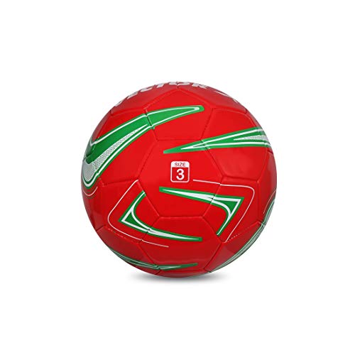 Vector X 32 Panel Country Colour Portugal PVC & Polyester Machine Stitched Indoor/Outdoor Football with Latex Bladder, Red-Green-White, Size 3 (Kids 6-10 Years) 4 41uXLsS6NNL