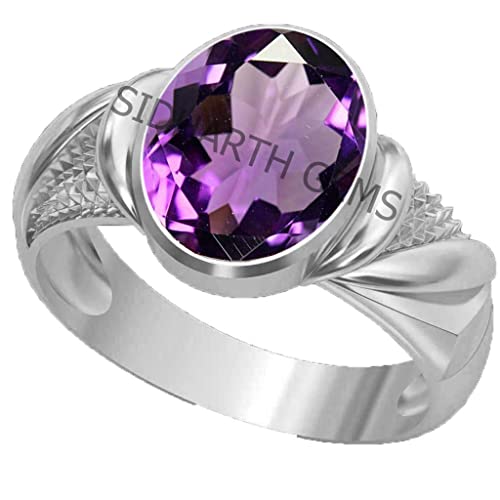 Bague améthyste Katela originale en argent de haute qualité et pierre fine certifiée