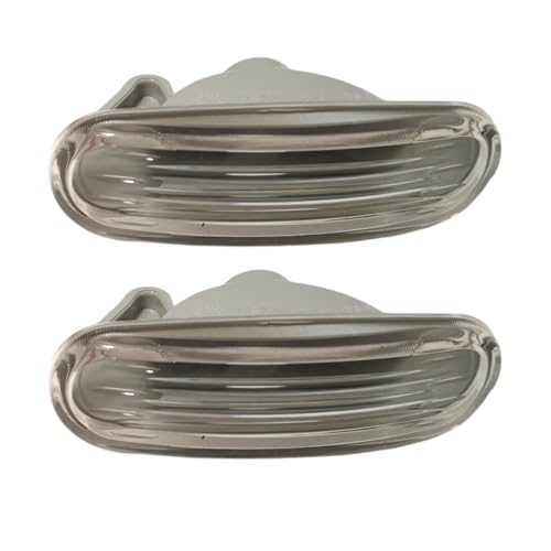 Lot de 2 clignotants latéraux compatibles avec Fiat Doblo Fiorino Qubo Multipla Punto Stilo Panda Idea Linea Compatible avec Citroën Nemo Peugeot Bipper Lancia Musa 51717793 46758821
