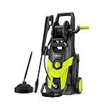 Fieryred High Pressure Washer Power Washer 4200PSI, 2700W with Turbo/Spray Nozzle, Lance, Detergent Bottle, Brush, Rotary Surface Cleaner, 5M Hose, Jet Cleaner Sprayer for Patios, Cars, Homes